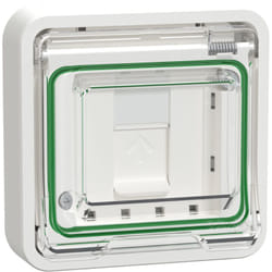 Schneider Electric - prise rj45 - cat6a - stp - blanc - mureva mur39038
