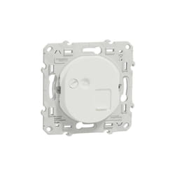 Schneider Electric - Ovalis - prise RJ45 - cat6a - grade 3 (multimédia +) (longue distance) - Blanc (S320477)