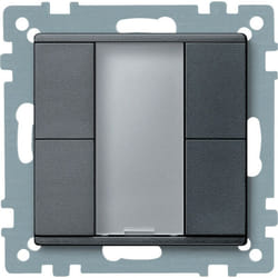 Schneider Electric - knx M-Plan - commande multifonction - 4 bp - anthracite (MTN627614)