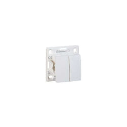Schneider Electric - Double inter va et vient 10A blanc pose saillie sans cadre alrea ALB61056
