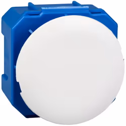 Présentation Modulo, boîte d'applique avec couvercle plein non affleurant. nombre de postes 1 poste nuance de la couleur Bleu ...