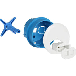 Boîte dcl à sceller P50MM modulo schneider Ø67 - couv. dépassant ALB71827
