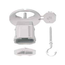 Schneider Electric - Couvercle avec prise dcl affleurant blanc pour boite d'encastrement 67mm modulo multifix schneider ALB71905