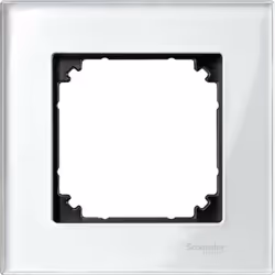Merten M-Plan - plaque de finition - 1 poste - verre blanc - SCH MTN404119