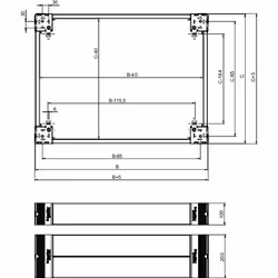 Schneider Electric NSYSPS5200 armoire électrique IP30