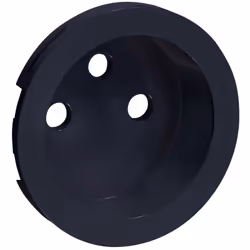 L'enjoliveur Odace, référence S540659, de Schneider Electric, est conçu pour les prises de courant 2 pôles + terre (2P+T) de  ...