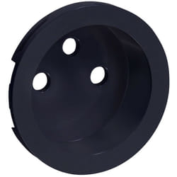 Schneider Electric - Odace Anthracite, enjoliveur seul prise de courant 2P+T 16A (S540659)