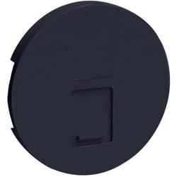Odace Anthracite, enjoliveur seul prise RJ45 simple (S540671)