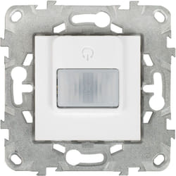 Schneider Electric - Détecteur de présence et de mouvement 3 fils à vis - Blanc - bouton poussoir - Schneider