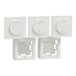 Schneider Electric - Wiser Odace - Kit commande sans fils et 2 volets roualnts zigbee 3.0 saillie (S520567SK)