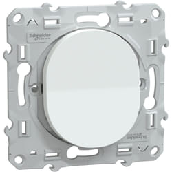 Schneider Electric - permutateur - blanc - fixation par vis - sans plaque s320205