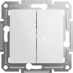 Informations techniques Couleur : blanc (RAL 9003) Courant nominal : 10 A Fonction appareillage : Interrupteur va-et-vient do ...