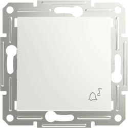 Schneider Electric - Bouton-poussoir avec symbole de sonnette Asfora blanc (ral 9003) EPH0870121D 1 pc(s) R045272