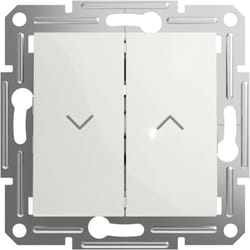 Schneider Electric - Bouton-poussoir pour volet roulant Asfora blanc (ral 9003) EPH1370121D 1 pc(s)