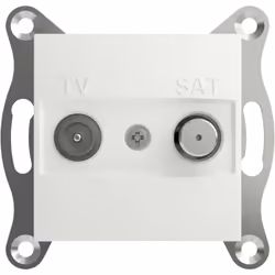 Informations techniques Couleur : blanc (RAL 9003) Fonction appareillage : Prise terminale TV-SAT Indice de protection : IP20 ...