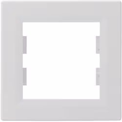enquête Cadre Schneider Electric Asfora 1 compartiment pour prises et interrupteurs en blanc Cadre pratique pour l'installati ...