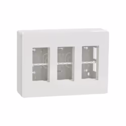 Schneider Nouveau boîtier en saillie pour poste de travail Unica Blanc polaire IK04