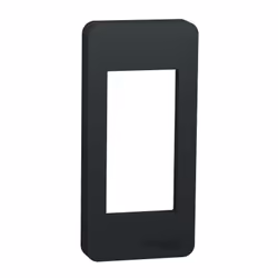 Unica - plaque de finition étroite - Anthracite - 1 module