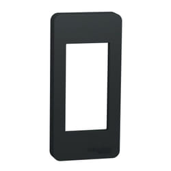 Unica - plaque de finition étroite - Anthracite - 1 module (NU200154)