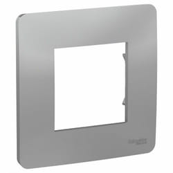 Schneider Electric - Cadre 1 élément aluminium New Unica Studio schneider NU200230