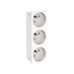 Caractéristiques du Produit : Type de produit : Prise triple 2P+T - Gamme : Schneider Unica2 - Couleur : Blanc - Spécialité : ...