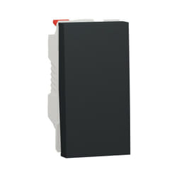 Schneider Electric - Unica - va-et-vient - 10A - connexion rapide - 1 mod - Anthracite - méca seul (NU310354)