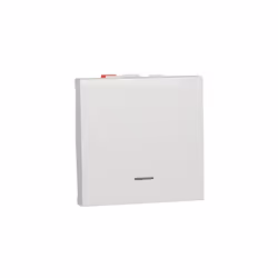 SCHNEIDER Unica bouton poussoir lumineux 2 modules mécanisme blanc - NU320618FN Ce bouton poussoir 1 poste lumineux (livré sa ...