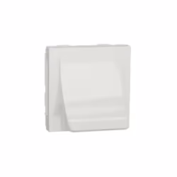 Sortie de câble blanche de la gamme Unica - Référence NU386218 : Profitez d'un design simple et discret pour une sortie de câ ...