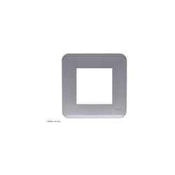 Schneider Electric - Plaque Schneider Unica Pro 1 Poste Finition: Aluminium
