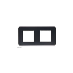 Schneider Electric - Plaque Schneider Unica Pro 2 Postes Finition: Anthracite