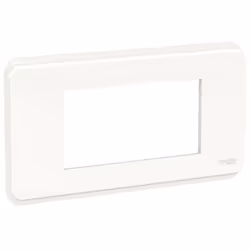 Unica Pro - plaque de finition - Blanc - 4 modules
