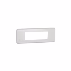 SCHNEIDER Unica Pro plaque de finition 6 modules blanc - NU411618 Cette plaque de finition 6 modules permet de finaliser votr ...