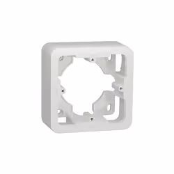 SCHNEIDER Unica boîte en saillie 1 poste 2 modules blanc - NU840218 Cette boîte en saillie 1 poste 2 modules Unica vous perme ...