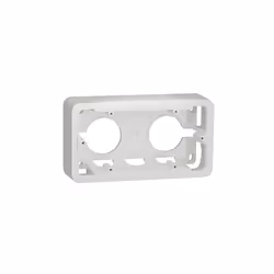 SCHNEIDER Unica boîte en saillie 2 postes 4 modules blanc - NU840418 Cette boîte en saillie Unica destinée aux bâtiments tert ...