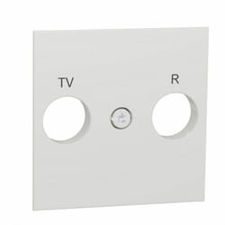 Cache prise tv / fm polaire schneider NU944018