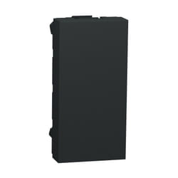 Schneider Electric - Unica - obturateur - 1 module - Anthracite - mécanisme seul (NU986554)