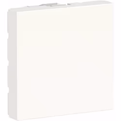 Obturateur 2 modules NU986618 de la gamme Unica par Schneider Electric : Profitez d'un obturateur au design blanc classique,  ...