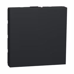 Unica - obturateur - 2 modules - Anthracite - mécanisme seul