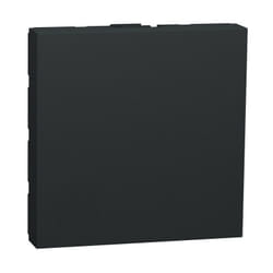 Schneider Electric - Unica - obturateur - 2 modules - Anthracite - mécanisme seul (NU986654)