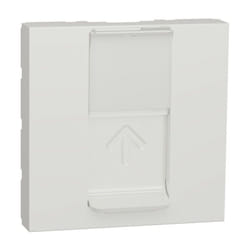 Schneider Electric - Unica - prise pour 1 RJ45 S-One - 2 mod - Blanc - méca seul (NU941118)