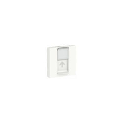 Schneider Electric - prise rj 45 - goulotte - 2 modules - s-one - blanc nu941118t