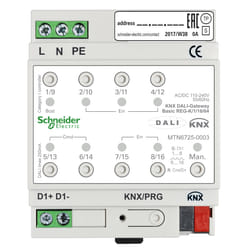 Schneider Electric MTN6725-0003 entrée et régulateur