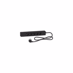 Bloc multiprises 5 Prises 2P+T et 2 USB (câble 1,5m) Anthracite - Schneider Design astucieux et esthétique Interrupteur lumin ...