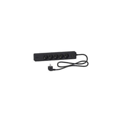 Schneider Electric - Bloc multiprises 5 Prises 2P+T et 2 usb (câble 1,5m) - Anthracite - Schneider