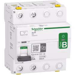 Acti9 iID interrupteur différentiel 2P 25A 300mA type B SI 400V SCHNEIDER A9Z64225 Acti9 iID interrupteur différentiel iID in ...