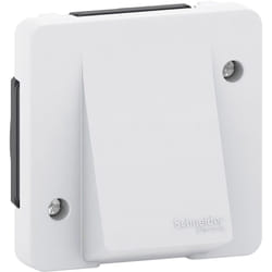Schneider Electric - sortie de cable - blanc - composable mur37933