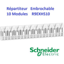 Schneider Electric - Répartiteur embrochable 10 modules xe Resi9 1P+N 63A - Schneider R9EXHS10
