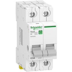 Schneider Electric - Resi9 xp - interrupteur-sectionneur 2P 63A (R9PS263)