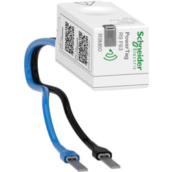 Wiser PowerTag capteur de mesure sans fil monophasé associé au module ip schneider R9M60