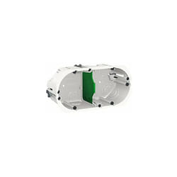 Schneider Electric - Multifix - boîte d'encastrement - ø 67mm - prof 40mm - 2 postes entraxe 71 mm (IMT35924)